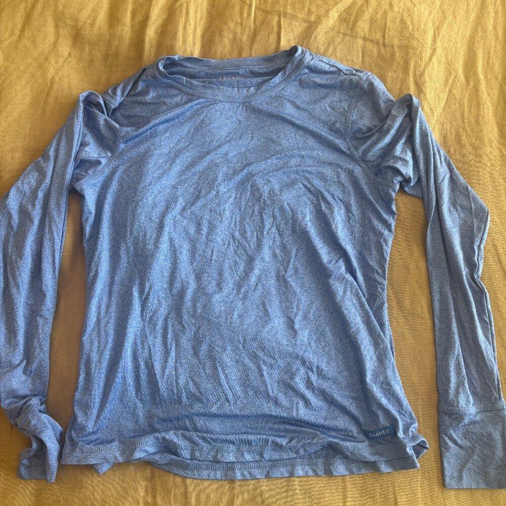 JAANUU WOMEN's HEATHER BLUE UNDERSCRUB - XL